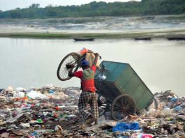 গড়াই নদীর পানি পৌর সভার আবর্জনায় দুষিত হচ্ছে