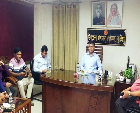 খোকসার বিভিন্ন প্রতিষ্ঠান পরিদর্শন করেন জেলা প্রশাসক
