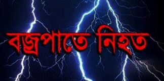 বজ্রপাতে দুই কৃষক নিহত