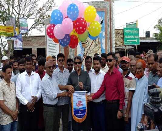 কুমারখালীতে সুরকার গগন হরকর’র ম্যুরাল উন্মোচন