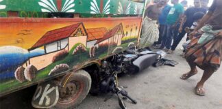 কুমারখালীতে মোটর সাইকেলের দুই আরহী নিহত