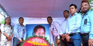 ঝিনাইদহে বঙ্গমাতার ৯৩তম জন্মদিন পালন