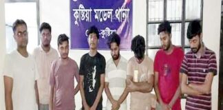 কুষ্টিয়ায় পর্নোগ্রাফী তৈরি ও বিক্রির দায়ে ৮ জন গ্রেফতার