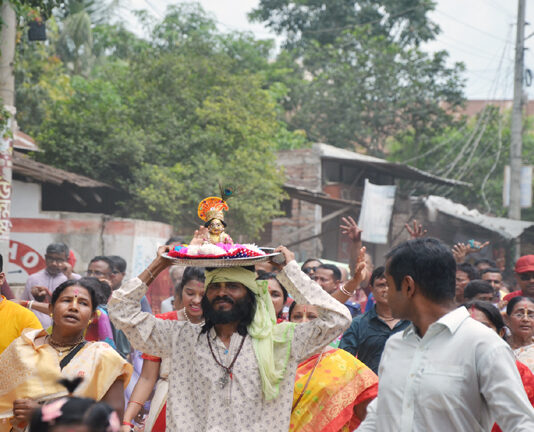 খোকসায় জন্মাষ্টমী পালিত