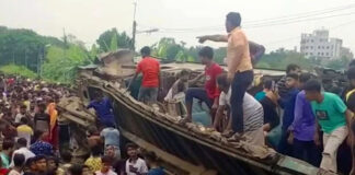 ভৈরবে ট্রেন দুর্ঘটনায় নিহতের সংখ্যা ১৫ ছাড়িয়েছে