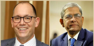 পিটার হাসের সঙ্গে মির্জা ফখরুলের বৈঠক