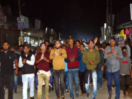 খোকসায় আওয়ামী লীগের আনন্দ মিছিল