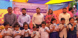 কুমারখালীতে স্কুল মিল্ক প্রোগ্রামের উদ্বোধন