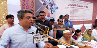 উপকারভোগীদের কাছে নৌকায় ভোট চাইলেন এমপি ব্যারিস্টার জর্জ