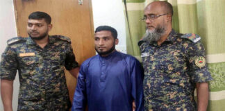 কুষ্টিয়ায় পাসপোর্ট করতে এসে রোহিঙ্গা যুবক আটক