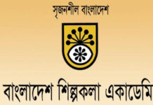 শিল্পকলা পদক পাচ্ছেন ২০ ব্যক্তি-প্রতিষ্ঠান