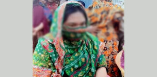 মহেশপুরে স্বামীর মুক্তির দাবিতে স্কুল ছাত্রীর অনশন