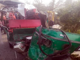 ঝিনাইদহে ট্রাকের ধাক্কায় সিএনজির দুই যাত্রী নিহত