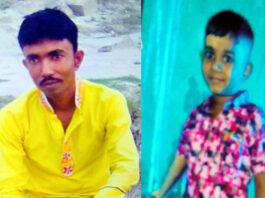 বাবা ছেলের মৃতদেহ একই রশিতে ঝুলেছিল