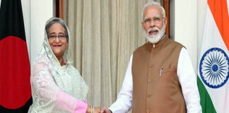 শেখ হাসিনাকে অভিনন্দন জানালেন মোদি