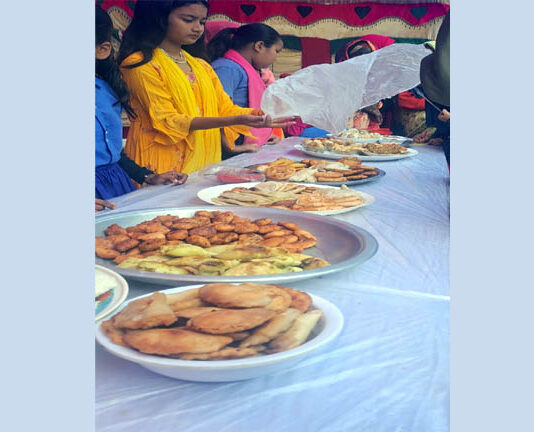খোকসায় প্রাথমিক বিদ্যালয়ে পিঠা উৎসব