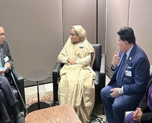শেখ হাসিনার সাথে বিশ্ব স্বাস্থ্য সংস্থার মহাপরিচালকের বৈঠক