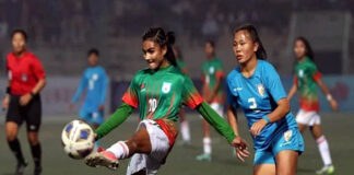 নারী সাফ অনূর্ধ্ব-১৯ ফুটবলের টসের সিদ্ধান্ত প্রত্যাহার