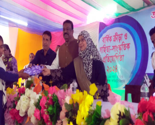 খোকসা কলেজে বার্ষিক ক্রীড়া প্রতিযোগীতার পুরস্কার বিতরণ