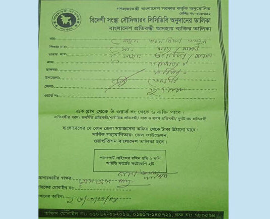 খোকসায় প্রতিবন্ধিদের সাথে অভিনব প্রতারণা