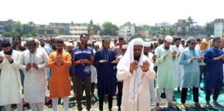 বৃষ্টির আশায় ছালাতুল ইস্তিসকার নামাজ আদায়