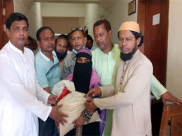 খোকসায় ভিজিএফ এর চাউল বিতরণ