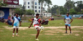 ক্রীড়ার মান উন্নয়নের স্বপ্ন নিয়ে অনুশীলনে নব নির্বাচিত ভাইস চেয়ারম্যান