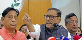 সাবেক ছাত্রলীগ নেতাদের তোপের মুখে দলীয় কার্যালয় ছাড়লেন কাদের