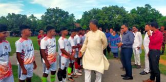 অনুর্ধ্ব ১৭ জাতীয় গোল্ডকাপ ফুটবল টুর্নামেন্ট উদ্বোধন