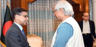 প্রধান উপদেষ্টার সঙ্গে ভারতের হাইকমিশনারের বৈঠক