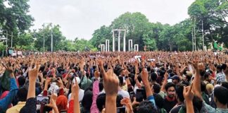 সরকারের পদত্যাগের এক দফা ঘোষণা করলেন প্রধান সমন্বয়ক