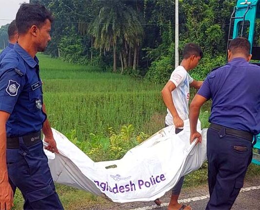 কালীগঞ্জে রাস্তার পাশে পড়ে ছিল অজ্ঞাত ব্যক্তির লাশ