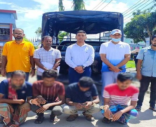 কুমারখালীতে ৪ মাদকসেবীকে কারাদন্ড