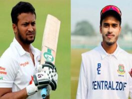 প্রোটিয়াদের বিপক্ষে ঢাকা টেস্টে সাকিব আউট, হাসান মুরাদ ইন