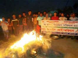 পদ্মা নদীতে অভিযানঃ ইলিশ ফেলে পালালেন বিক্রেতা