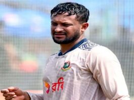 মিরপুর টেস্টের ১৫ সদস্যে দল ঘোষণা, থাকছেন সাকিব