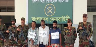 দৌলতপুরে সেনাবাহিনীর অভিযানে আগ্নেয়াস্ত্র উদ্ধার