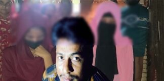 বিয়ের দাবিতে এক ছেলের বাড়িতে দুই তরুণীর অনশন