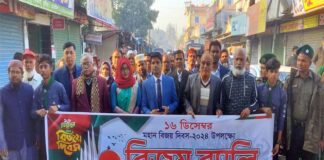 খোকসায় মহান বিজয় দিবস পালিত