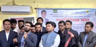 আ’লীগকে তৃতীয়বার গণহত্যার সুযোগ দেওয়া হবে না – রাশেদ মোঃ খাঁন