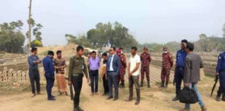 নিষিদ্ধ সেই চার ইট ভাটা আবারও গুড়িয়ে দিল প্রশাসন