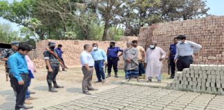 অবৈধ ইটভাটায় অভিযান ৮ লাখ টাকা জরিমানা