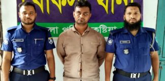 খোকসার মাস্টারপাড়া থেকে ভ্যান চুরির সময় আটক এক