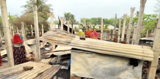 ঘরের আগুনে প্রাণ গেল বৃদ্ধের, দগ্ধ পুত্রবধূ হাসপাতালে