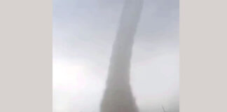 পদ্মা নদীতে টর্নেডোর ভিডিও ফেসবুকে ভাইরাল