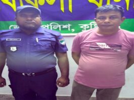 খোকসায় ওয়ার্ড আওয়ামী লীগের সভাপতি রতন মন্ডল আটক