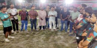 খোকসায় নৈশকালীন মিনিবার ফুটবল টুনামেন্টের উদ্বোধন