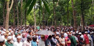 দৌলতপুরে এক পরিবারের ৪ জনের পাশাপশি কবর হলো