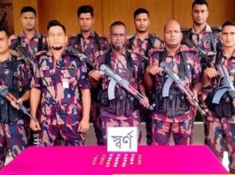 মহেশপুর সীমান্তে ৩১টি স্বর্নের বার উদ্ধার