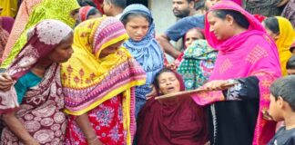 পাট জাগ দিতে গিয়ে নদীতে ডুবে পিতা-পুত্রের মৃত্যু